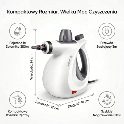 Steamly – myjka parowa do sprzątania bez chemii