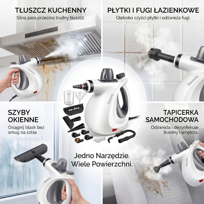 Steamly – myjka parowa do sprzątania bez chemii