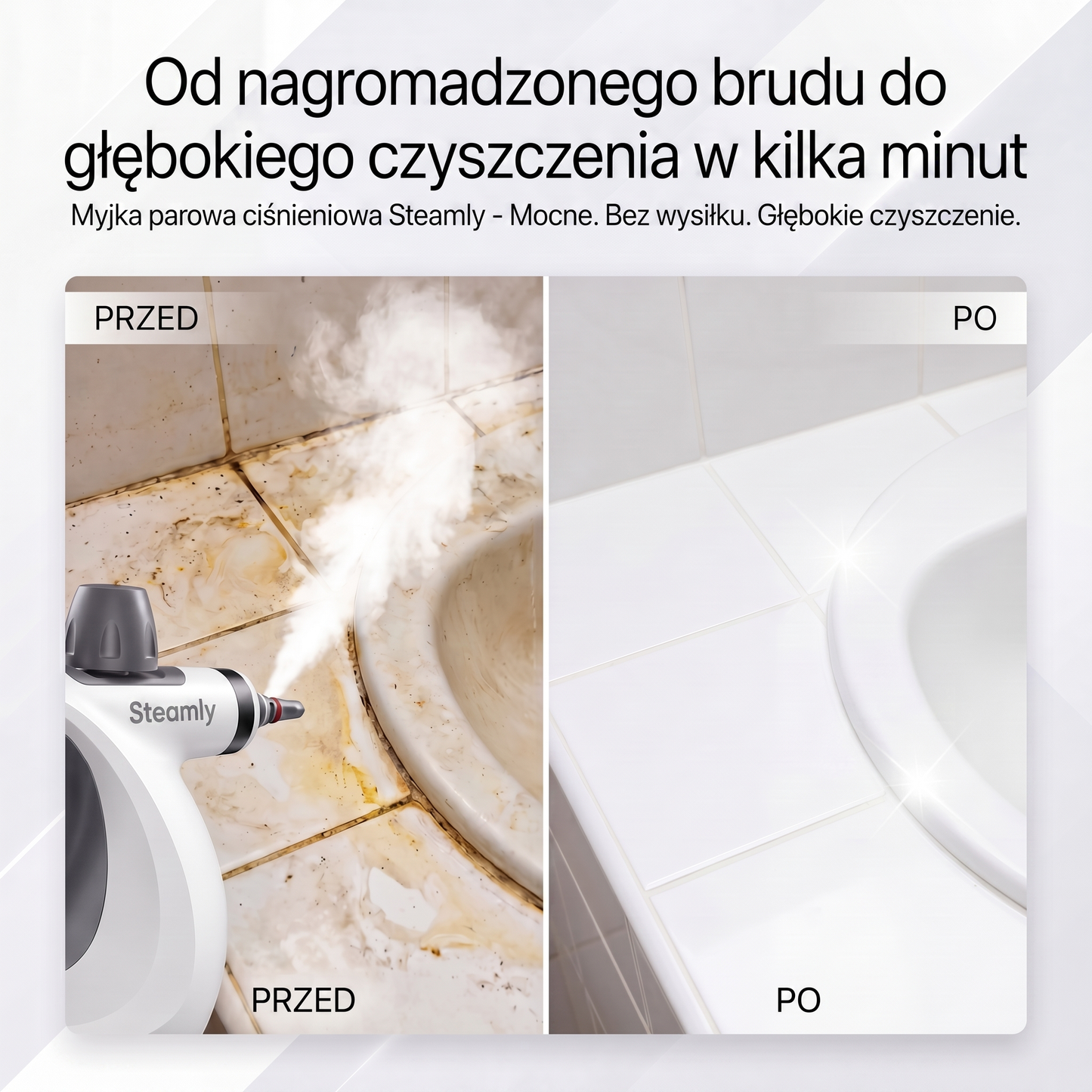 Steamly – myjka parowa do sprzątania bez chemii